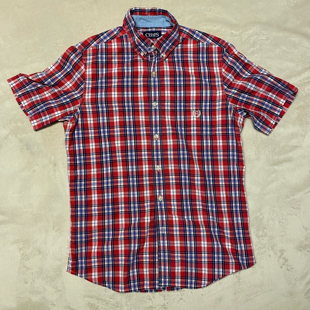 EUC men’s button up/down Chaps Medium